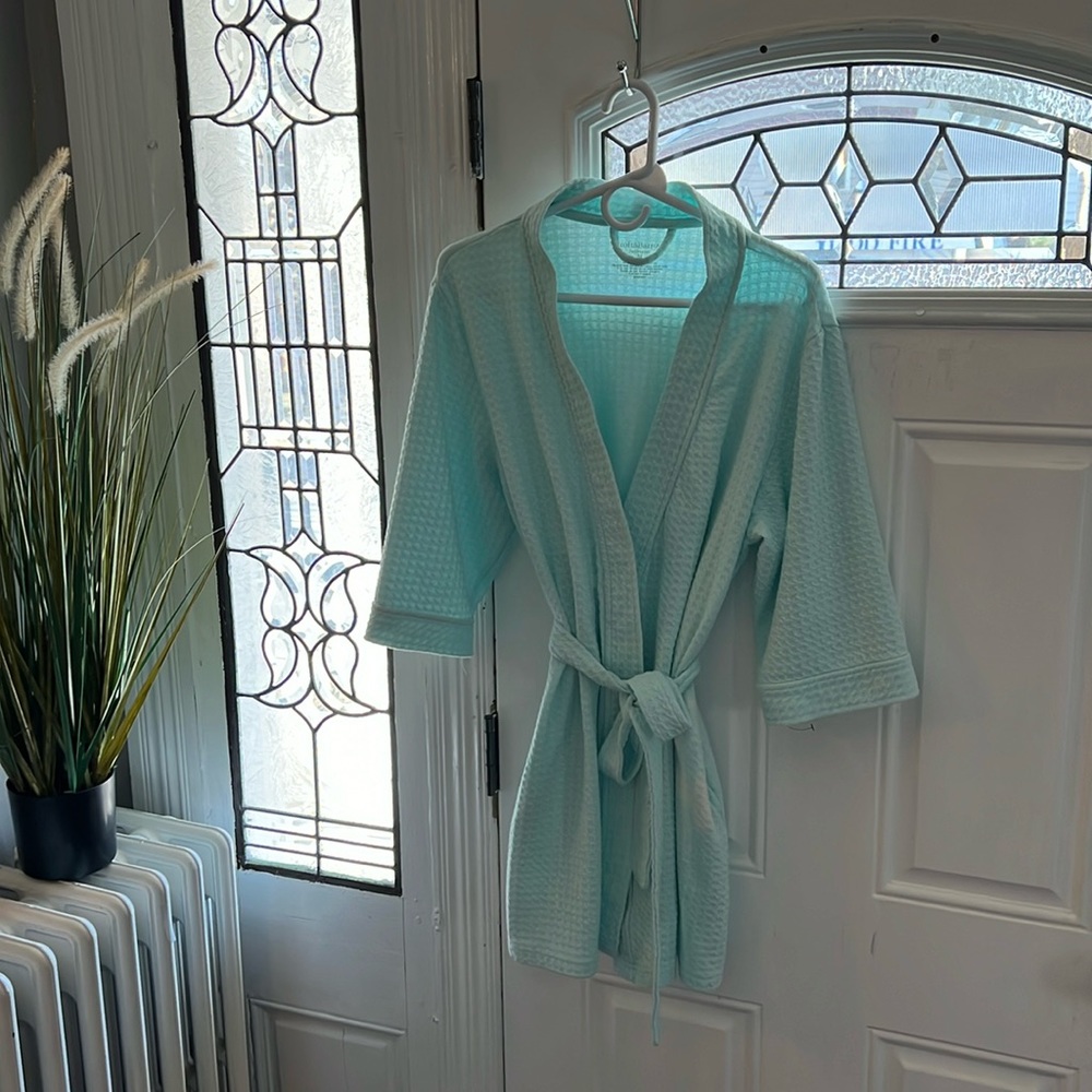Croft & Barrow Intimates Waffle Knit Robe-M